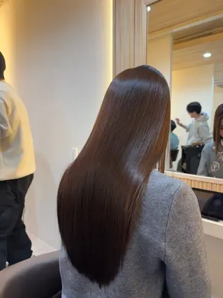 ロング attrait南堀江所属・KAISEI髪質改善 /縮毛矯正のヘアスタイル