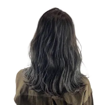 セミロング カラー ケアブリーチ /髪質 改善/古橋圭史郎のヘアスタイル