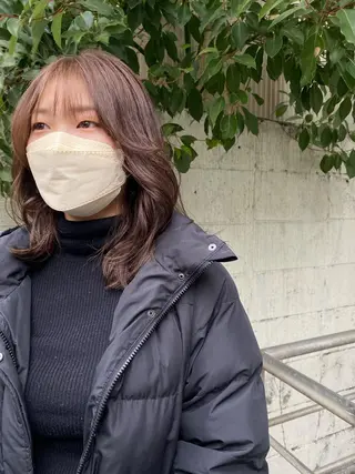 ミディアム les baladins du miroir所属・🍃YURI 🍃のヘアスタイル