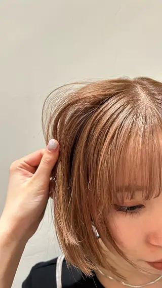 ショート カラー じゅわっと暖色カラー 🍊Moemiのヘアスタイル