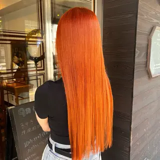 ロング カラー おくだ　りお /ハイトーンカラーのヘアスタイル