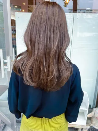 セミロング カラー 高橋 みく/ minim 暖色のヘアスタイル