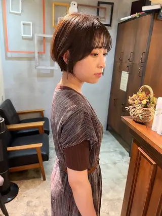 ショート カラー 立川✨ブリーチ/ ケアブリーチ特化✨のヘアスタイル