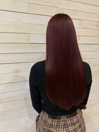 カラー 韓国カラー／エクステ 松戸梨杏のヘアスタイル