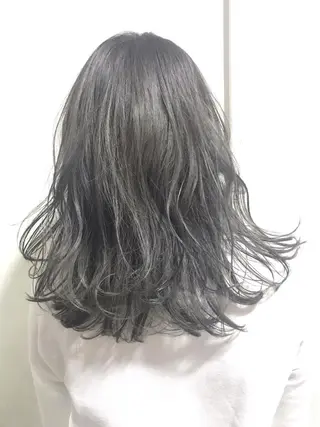 セミロング カラー ヘアアレンジ 山崎 澪 レイヤーカット/大宮のヘアスタイル