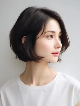 ショート カラー Lehm所属・表参道/さあ や/大人ナチュラルのヘアスタイル