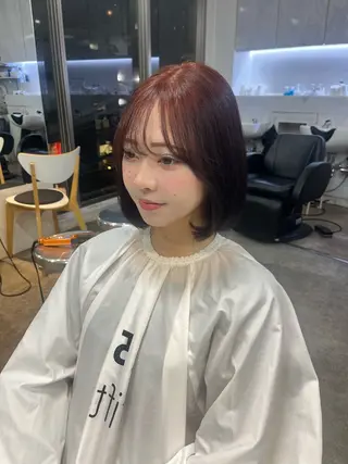 ショート 透明感カラー ／ カット ／ コハのヘアスタイル