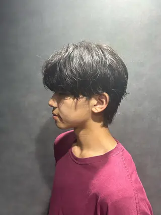 ミディアム パーマ メンズ 🐺森 雄飛/メンズ 韓国ヘアのヘアスタイル