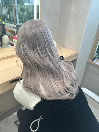 セミロング カラー 艶髪・透明感カラー ✨若松良樹のヘアスタイル