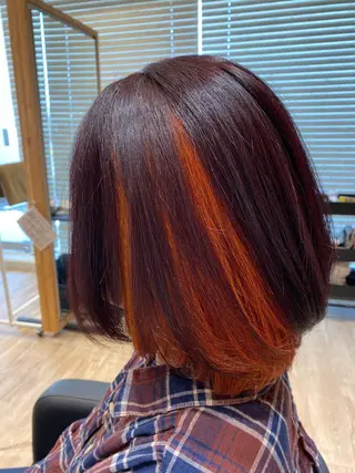 ミディアム カラー 関口 友行のヘアスタイル