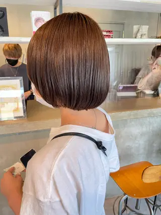 ショート sea by luvismけやき通り2号店所属・ボブ/ショート/ 縮毛矯正/岸本恭明のヘアスタイル
