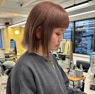 ロング カラー 暖色カラー/ さえのヘアスタイル