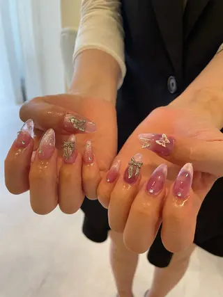 ネイル 束感まつ毛/ネイル/ LED♥KIRARAのマツエク・マツパデザイン