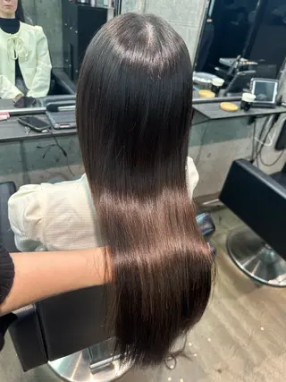 ロング 🫧シールエクステ/ 艶カラー🫧アサミ️のヘアスタイル