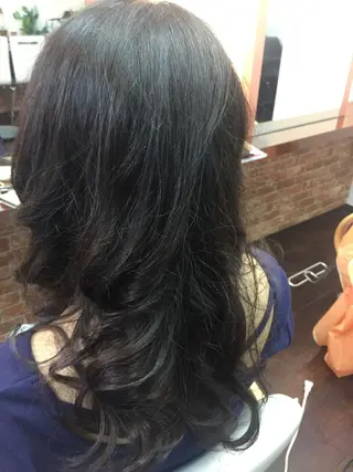 ロング パーマ ヘアアレンジ 桧山 真のヘアスタイル