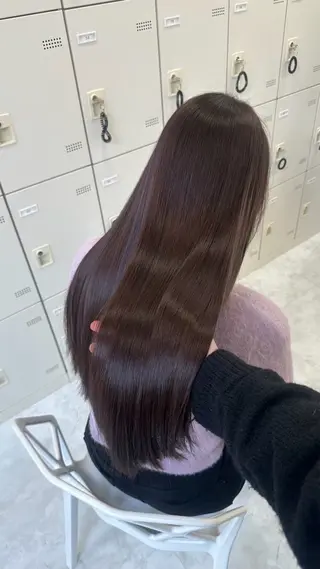 カラー 透明感カラー🍨🪞 ruriha🤍のヘアスタイル