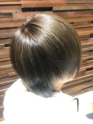 ショート カラー メンズ enn to yuu所属・髪質改善&大人ボブ ♡KURENAのヘアスタイル