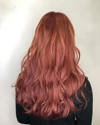 ロング カラー 美髪矯正 🌈髪質改善 山下のヘアスタイル