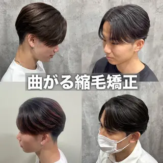 ショート パーマ メンズ 韓国風メンズ/毛流れ ヘアなら須田龍世のヘアスタイル
