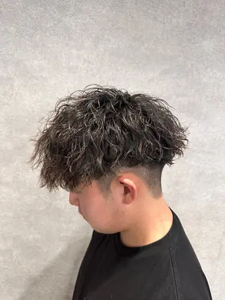 ショート パーマ メンズ 【メンズサロン】 BLUCK 横浜のヘアスタイル