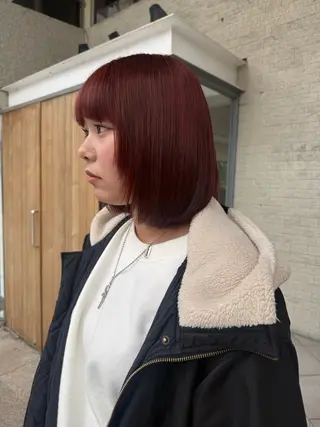 ショート カラー 伶風/ボブ/ ハッシュカットのヘアスタイル