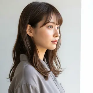 ロング カラー パーマ ヘアアレンジ La Pace 【ラパーチェ】のヘアスタイル