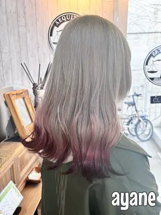 ロング 透明感/レイヤー /ayaneのヘアスタイル