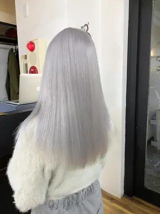 ロング カラー ハイトーンカラー ⭐️NAZUNAのヘアスタイル