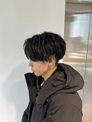 ショート パーマ メンズ 🏆メンズヘア特化 🥇代表りんぺーのヘアスタイル