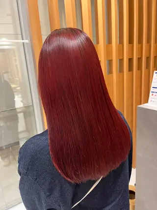 ロング カラー 髪質改善／ストレート 特化／津久井裕仁🫧のヘアスタイル