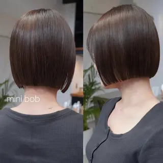 ショート i.+FERiCIA.所属・ボブ／アンニュイ 🌷しだひめな🌷のヘアスタイル