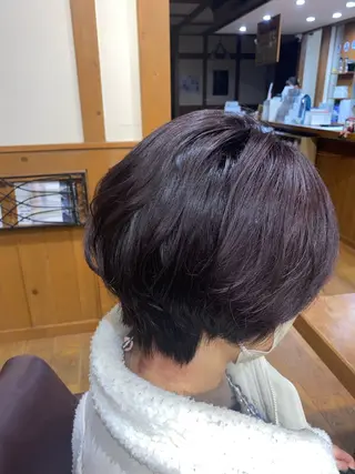 ショート カラー 有田 隼のヘアスタイル