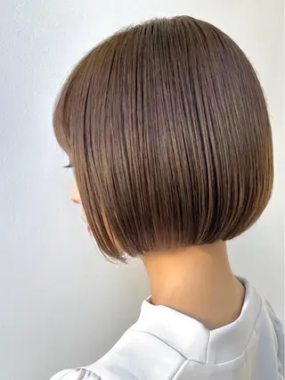 ショート カラー パーマ ヘアアレンジ 日本一の小顔カット/ ボブ/顔周り/韓国のヘアスタイル