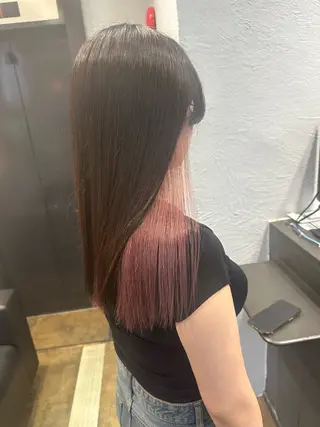 セミロング カラー 誠也/唯一無二の ルーツカラーのヘアスタイル