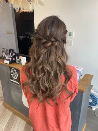 ロング ヘアアレンジ 永井 瑞穂のヘアスタイル