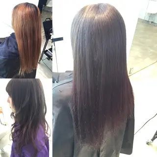 セミロング ロング カラー Re:ta KANZOのヘアスタイル