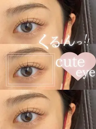 マツエク・マツパ tear🖤/ eye / nailのマツエク・マツパデザイン