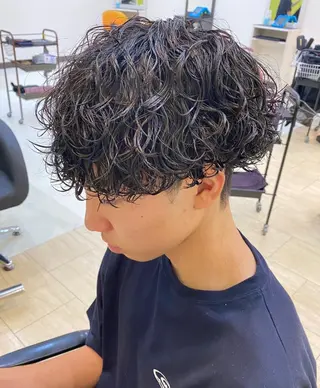 パーマ メンズ 年間2000名担当◎ パーマ職人/仲原佑樹のヘアスタイル