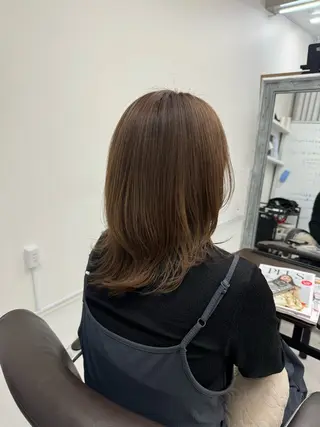 ミディアム カラー 田島拓海 ボブカットのヘアスタイル