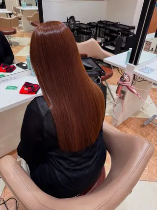 セミロング 髪質改善カラー/店長 宮内秀峰のヘアスタイル