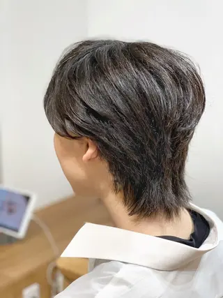 ミディアム パーマ メンズ メンズStylist 山根慧のヘアスタイル