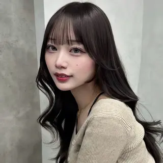 ロング VIEW YOKOHAMA所属・透明感カラー ／kana‎🤍のヘアスタイル