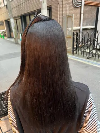 ロング 髪質改善ストレート Kantaのヘアスタイル