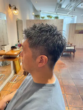 メンズ MOEKA🌺レディ ースカットモデルのヘアスタイル