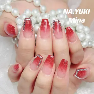 ネイル カラー パーマ ヘアアレンジ メンズ キッズ マツエク・マツパ アイブロウ ロング 🎀 moo~ 🎀のネイルデザイン