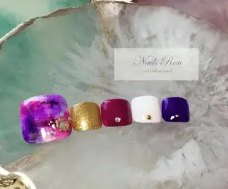 ネイル Nails  Ren salon&school所属・Nails Ren 山口のネイルデザイン