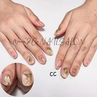 カラー ネイル C C🌼のネイルデザイン