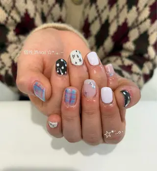 ネイル 暖色カラー/ ネイル momo🍀☆*:°のネイルデザイン