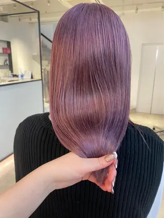 ロング カラー ヘアアレンジ ハイトーン特化 pepe🎀のヘアスタイル