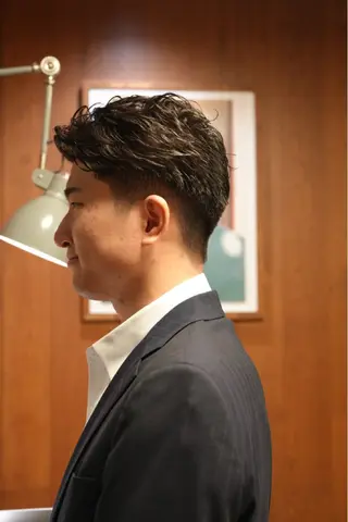 メンズ メンズパーマ いしだ りょうのヘアスタイル